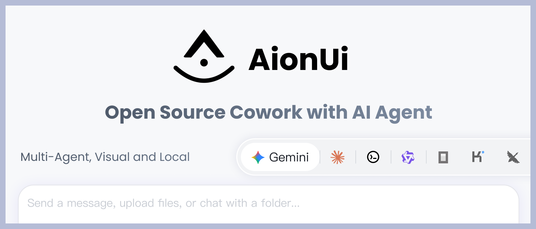 AionUi: Gemini CLI, Claude Code, Codex gibi komut satırı AI araçlarınız için ücretsiz, yerel grafik arayüz - 10.930⭐ GitHub'da!