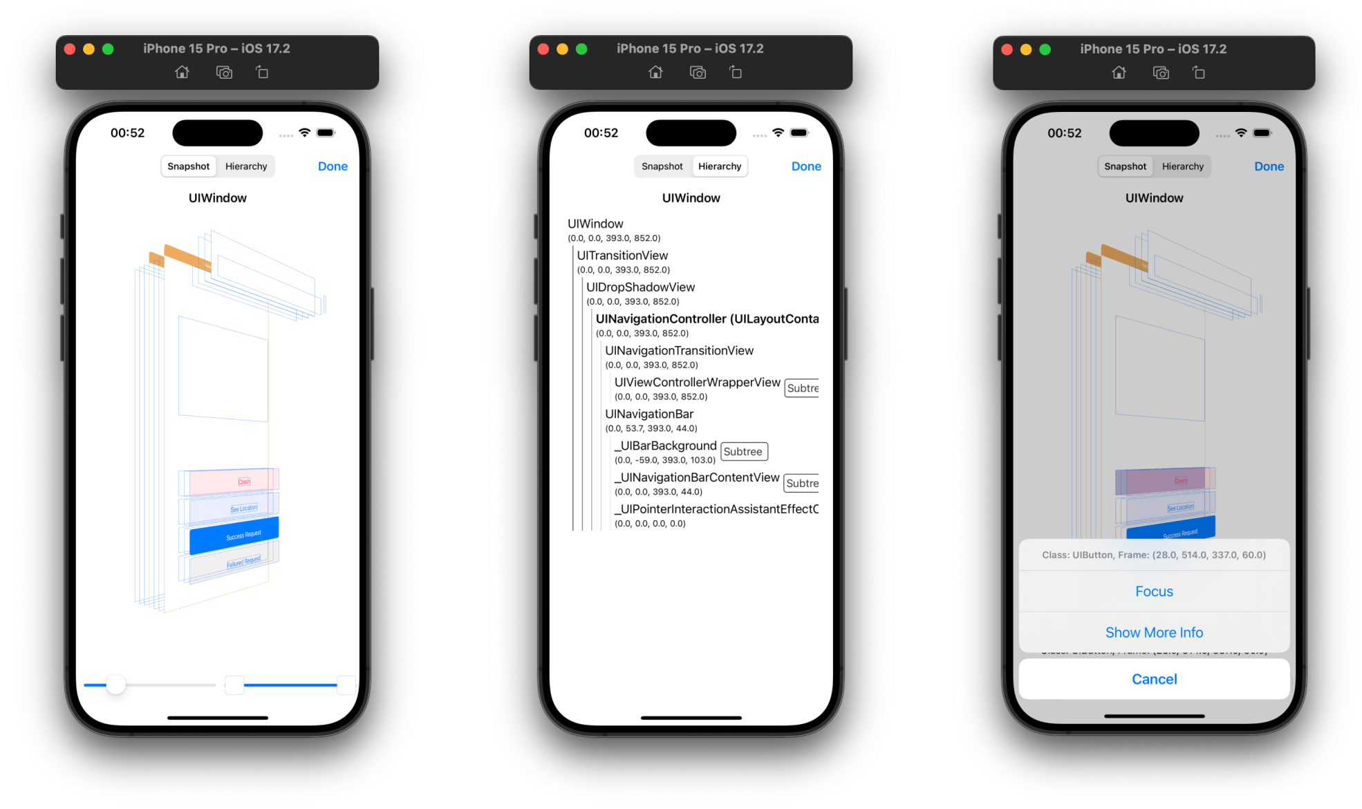 The all-in-one iOS debugging toolkit that catches memory leaks, monitors network traffic, and profiles performance in real-time - no external tools needed