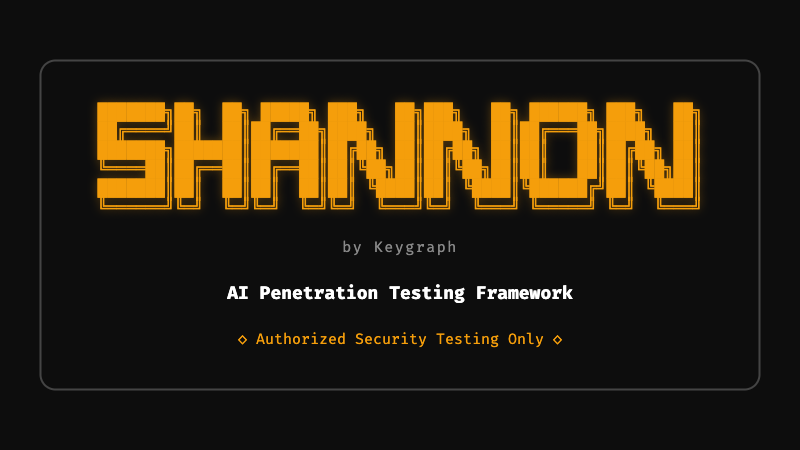 Shannon is an AI pentester that autonomously finds and executes actual exploits in your web apps, achieving 96.15% success rate on security benchmarks while you sleep